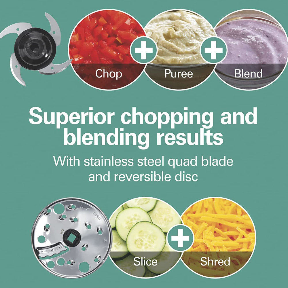 HAMILTON BEACH Stack and Snap Compact Food Processor - 70510