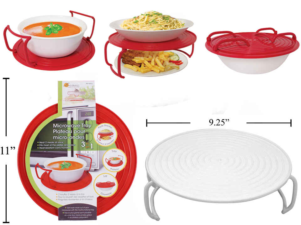 LUCIANO GOURMET 3-in-1 Microwave Tray - 80510