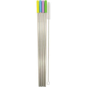 STARFRIT Paquet de 4 pailles réutilisables en acier inoxydable - 0807230060000