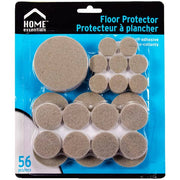 HOME ESSENTIALS Assorted Floor Protection Felt Pads (56 pcs) - 83542