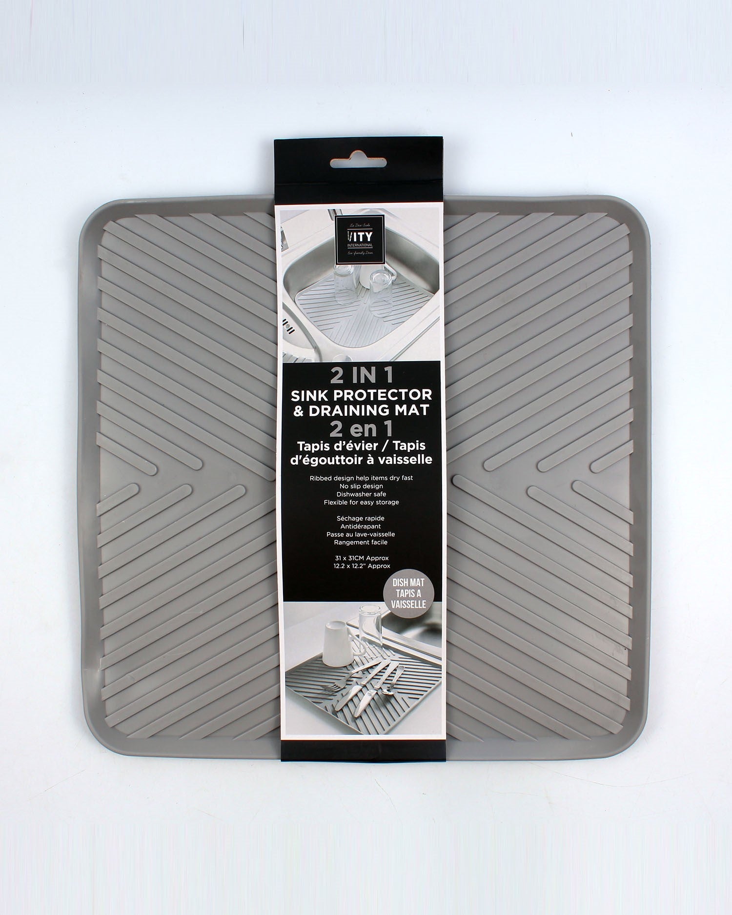 ITY 2-in-1 Sink Protector & Draining Mat - 90113