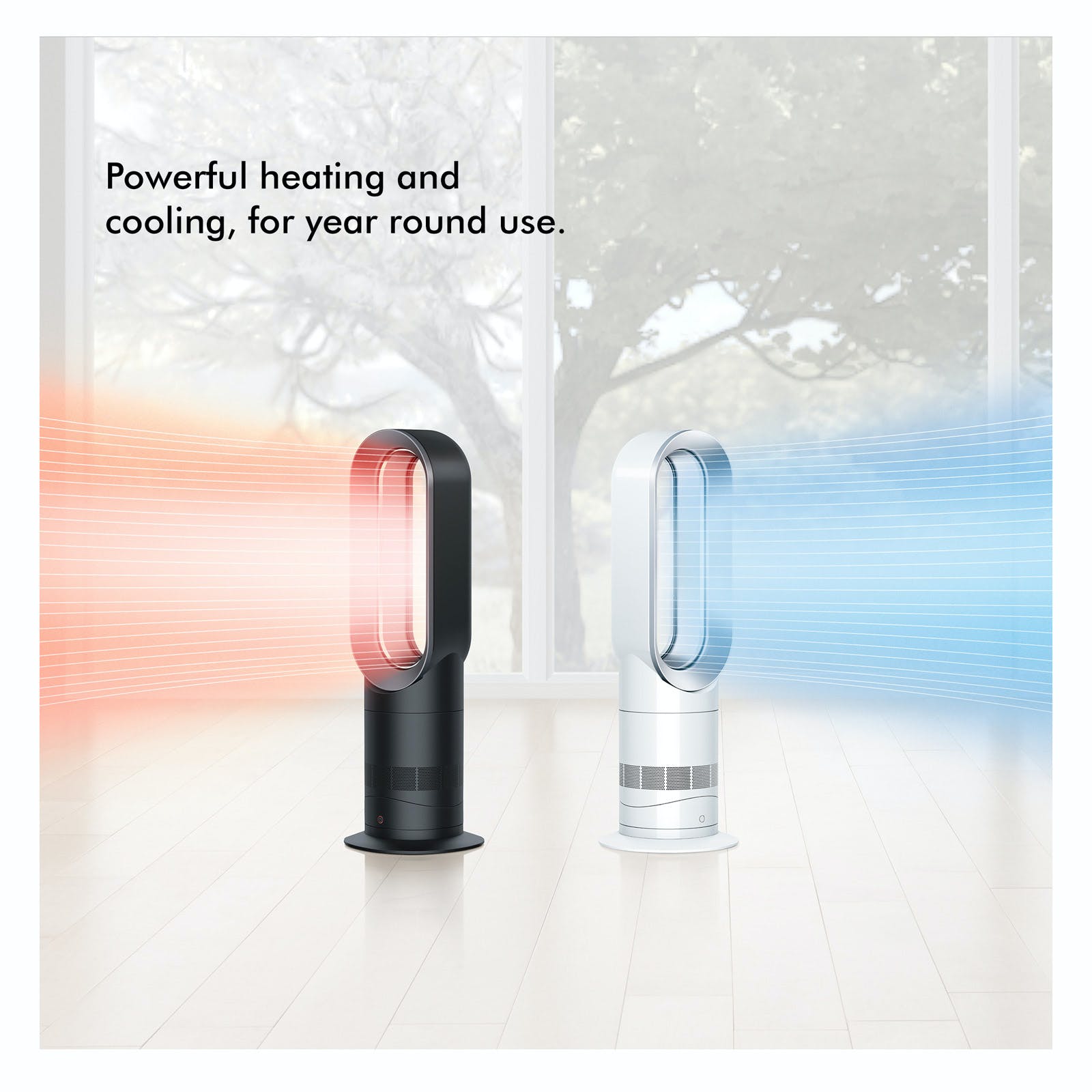 DYSON OFFICIAL OUTLET - AM09 Hot + Cold Jet Focus Fan & Heater - Refurbished (EXCELLENT)  with 1 year Dyson Warranty