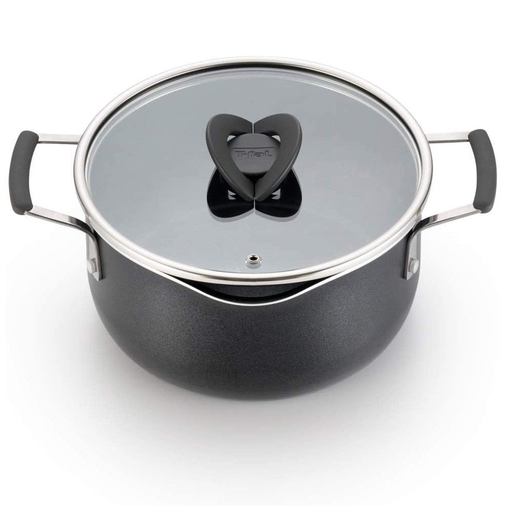 Batterie de cuisine empilable antiadhésive 10 pièces T-FAL - B198SA74