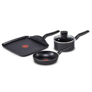 Batterie de cuisine 4 pièces T-FAL Essential avec casserole - B218S454 
