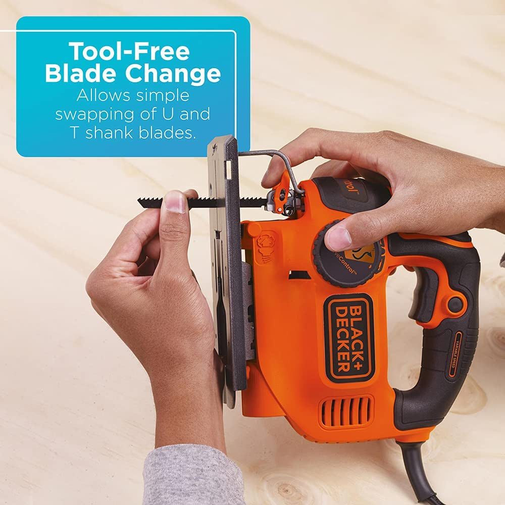 Scie sauteuse BLACK+DECKER, Smart Select, 5,0 A - BDEJS600C