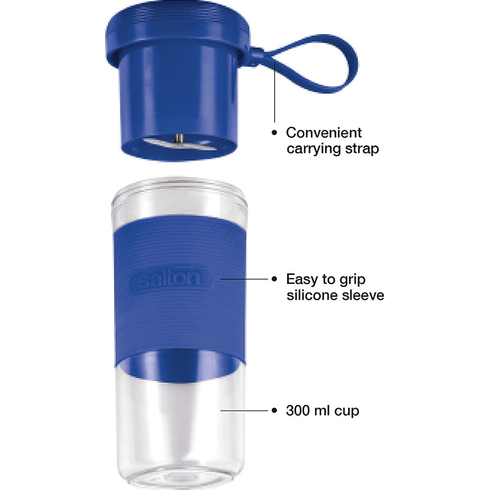 SALTON Portable Personal Blender Blue - BL2045RD