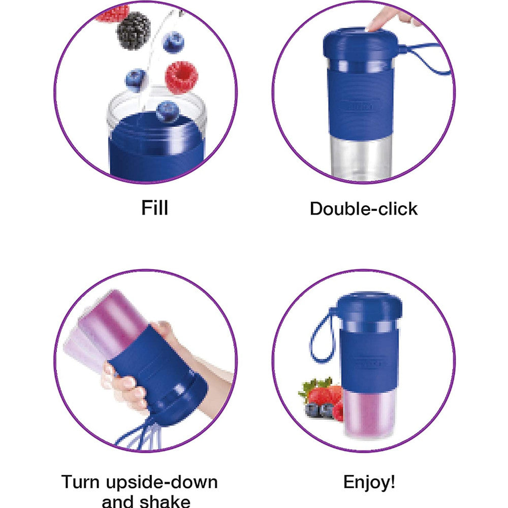 SALTON Portable Personal Blender Blue - BL2045RD
