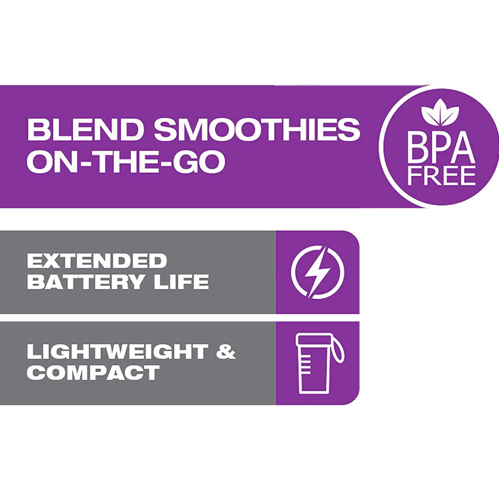 SALTON Portable Personal Blender Blue - BL2045RD