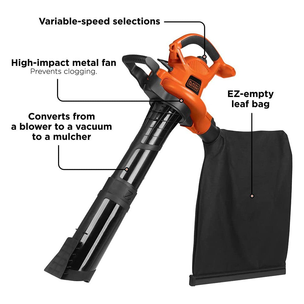 BLACK+DECKER High Performance Blower/Vac/Mulcher - BV6600