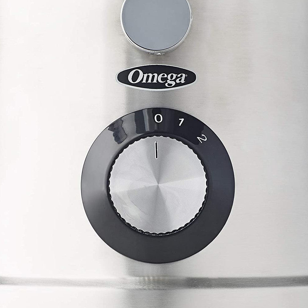 OMEGA High Speed Juicer with Extra Large Chute - Black - C2100B