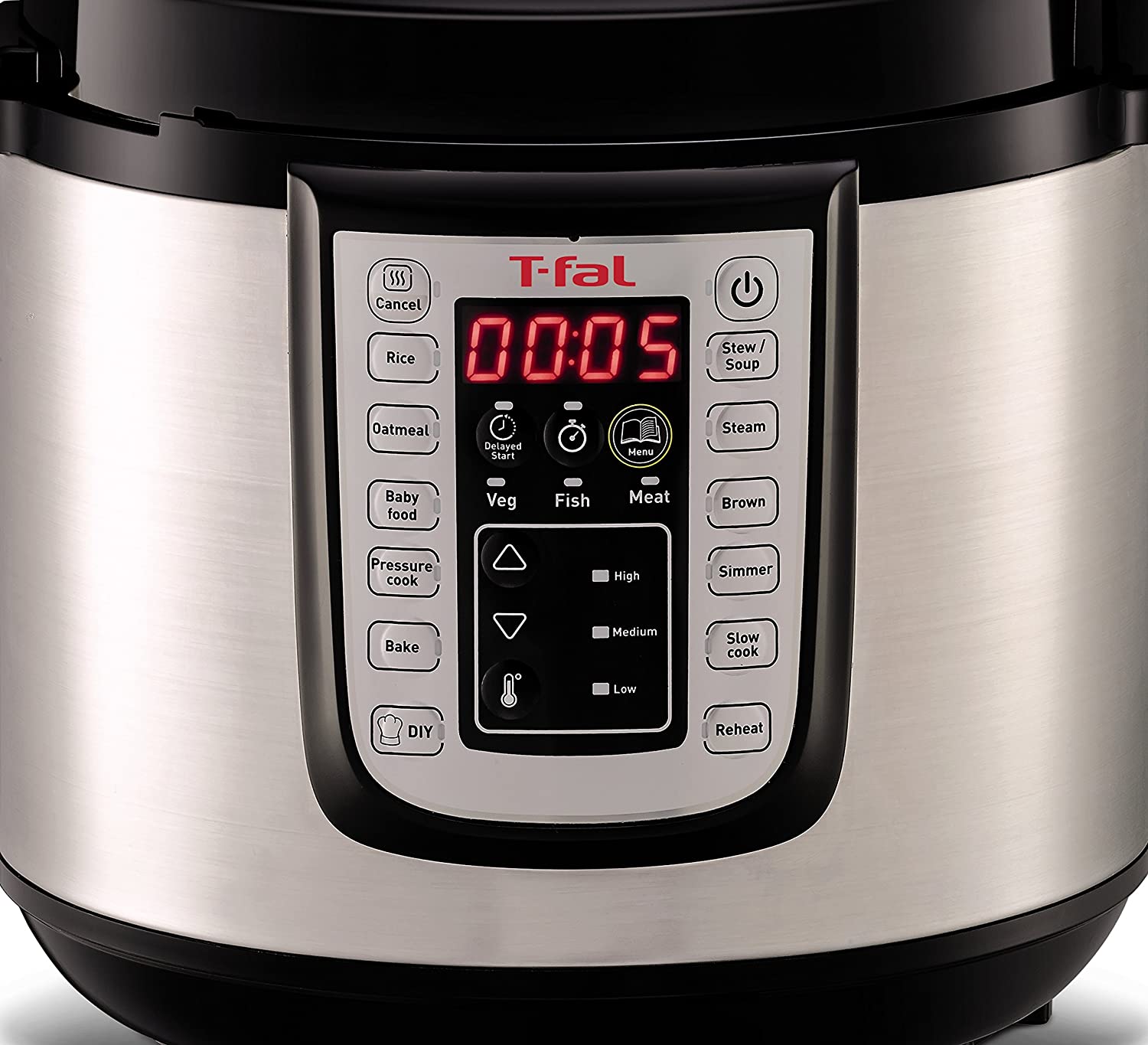 T-FAL Rapid Pro 12 in 1 Electric Pressure Cooker - Blemished package with full warranty - CY505E51