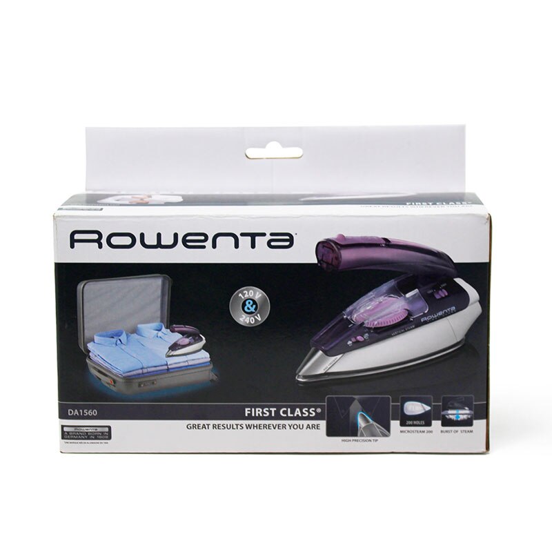 Fer de voyage ROWENTA First Class - Emballage défectueux avec garantie complète - DA1560Q1