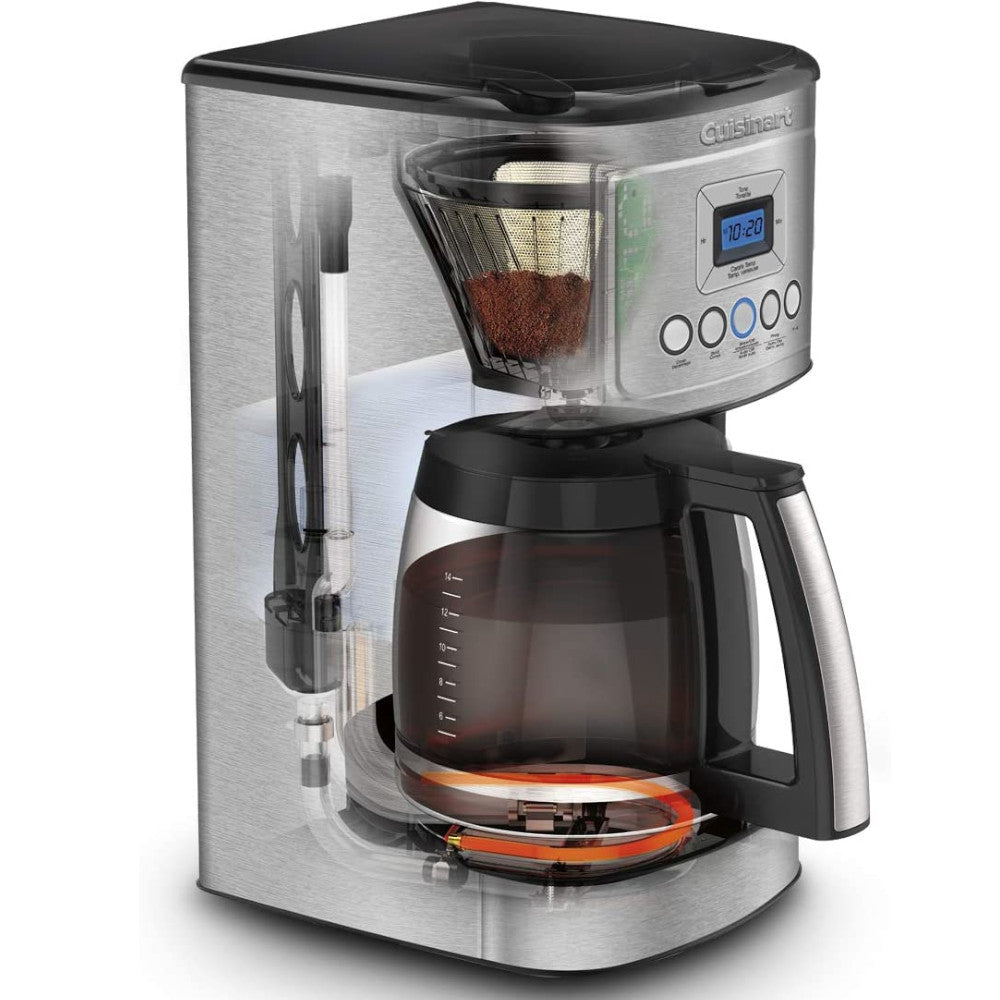 CUISINART DCC-3200 Cafetière programmable 14 tasses de qualité A remise à neuf avec garantie Cuisinart