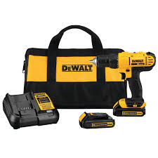 DEWALT Kit de perceuse compacte au lithium-ion 20 V - Remis à neuf avec garantie complète du fabricant - DCD771C2