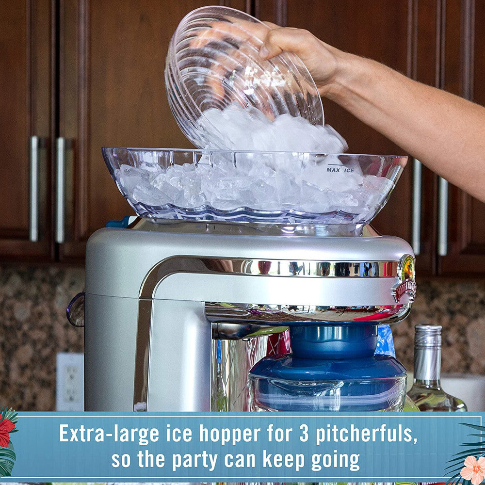 MARGARITAVILLE Key West Frozen Concoction Maker with Easy Pour Jar and XL Ice Reservoir - Factory serviced with Home Essentials warranty - DM1900