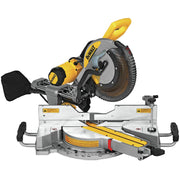 DEWALT Scie à onglets composée coulissante à double biseau de 12 pouces - Reconditionnée avec la garantie Dewalt - DWS779