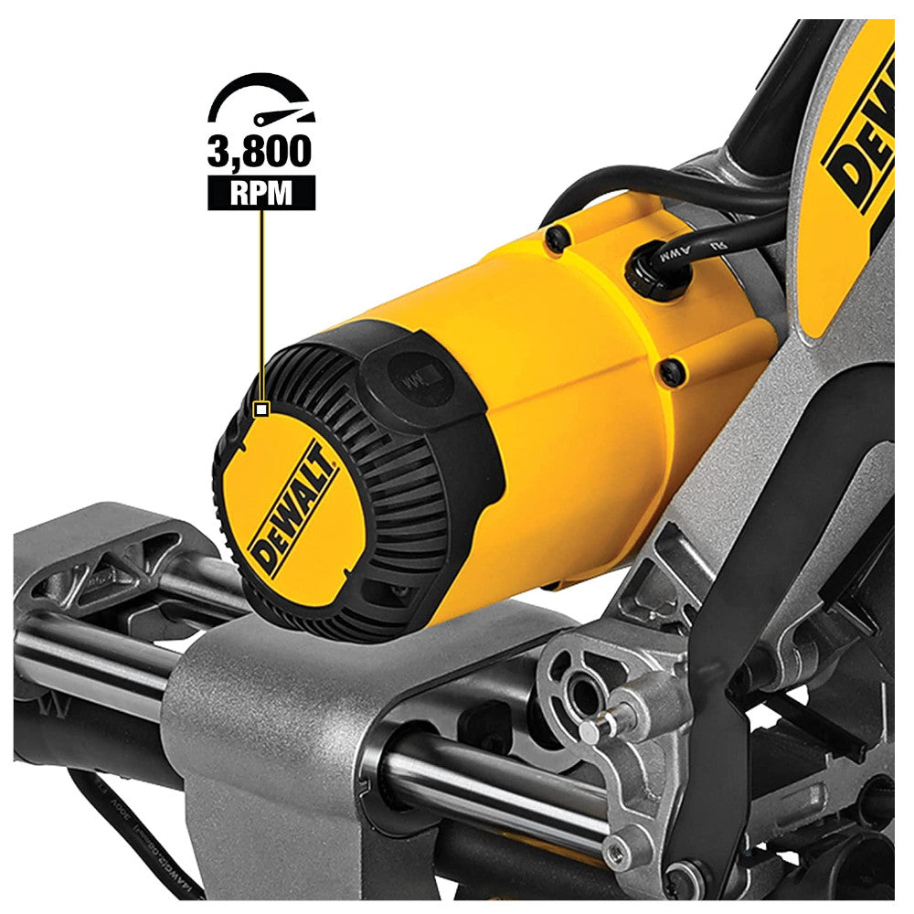 DEWALT Scie à onglets composée coulissante à double biseau de 12 pouces - Reconditionnée avec la garantie Dewalt - DWS779