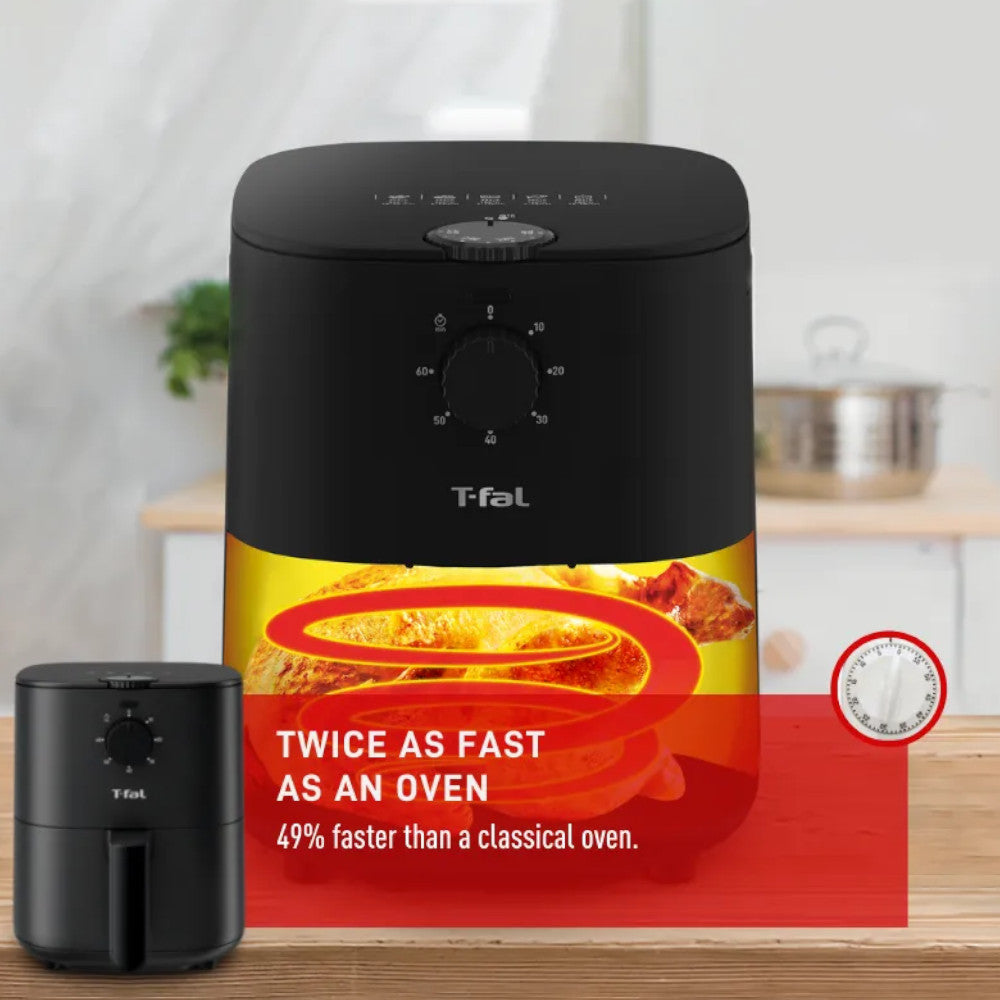 Friteuse à air T-FAL Easy Fry+ 3,5 l - Emballage défectueux avec garantie complète - EY130850