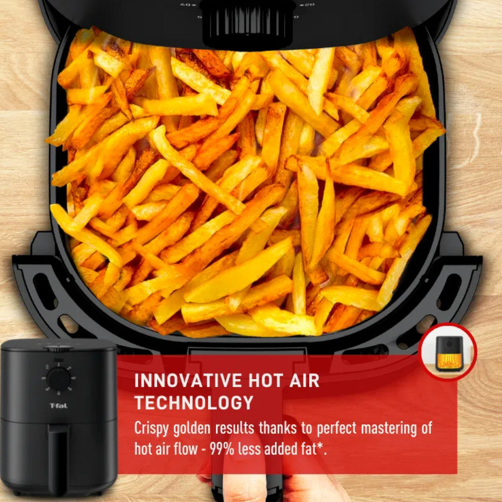 Friteuse à air T-FAL Easy Fry+ 3,5 l - Emballage défectueux avec garantie complète - EY130850