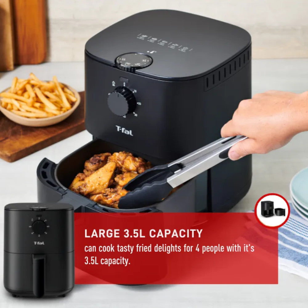 Friteuse à air T-FAL Easy Fry+ 3,5 l - Emballage défectueux avec garantie complète - EY130850