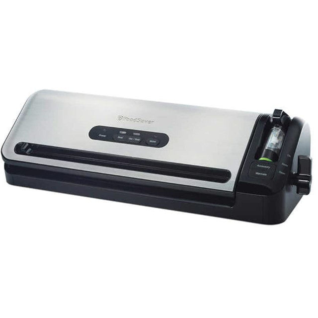 FOODSAVER Machine sous vide en acier inoxydable - Remis à neuf avec garantie complète du fabricant - FM3940