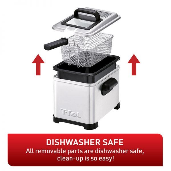 T-FAL Family Pro 3L Deep Fryer - Blemished package with full warranty - FR500051