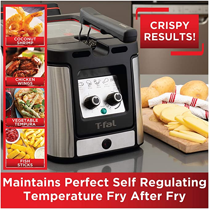 Friteuse sans odeur T-FAL - Emballage imparfait avec garantie complète - FR600D51 