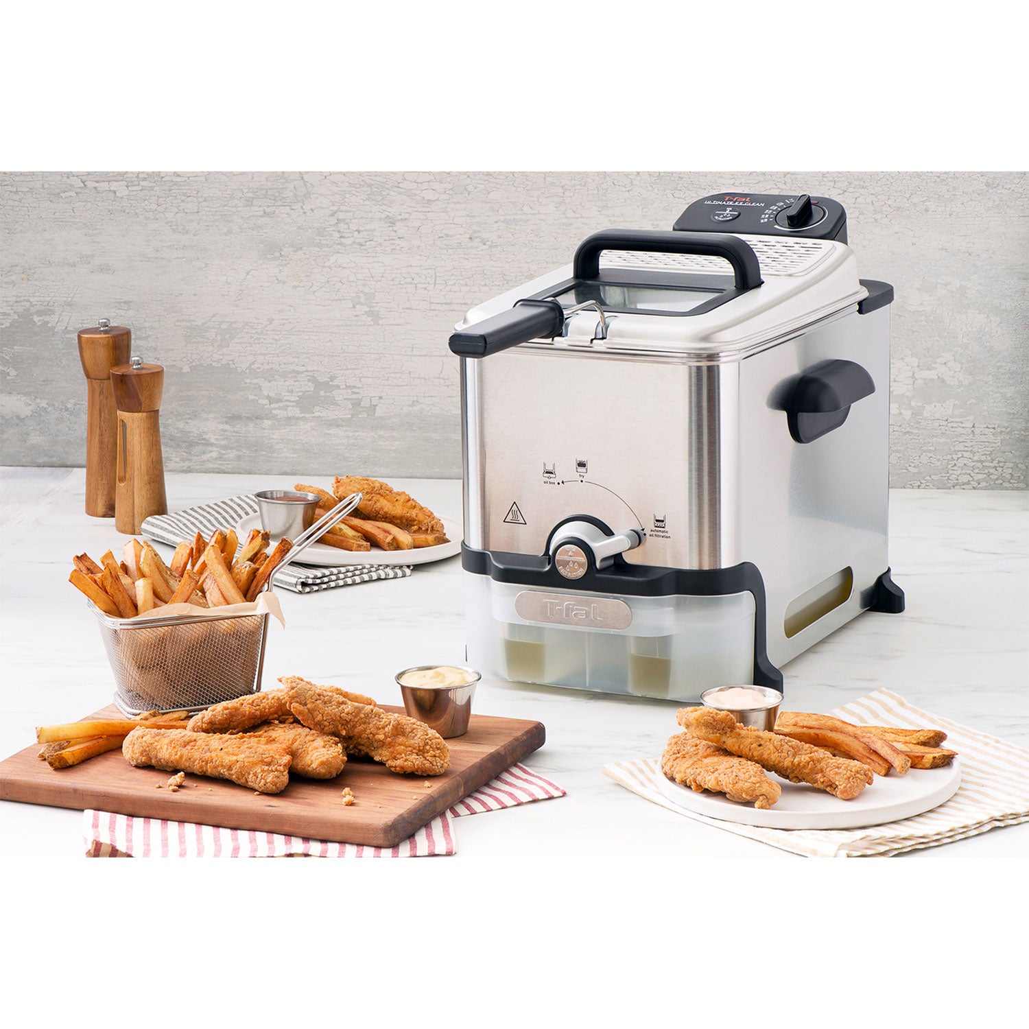 Friteuse T-FAL Ez Clean - Emballage imparfait avec garantie complète - FR800051
