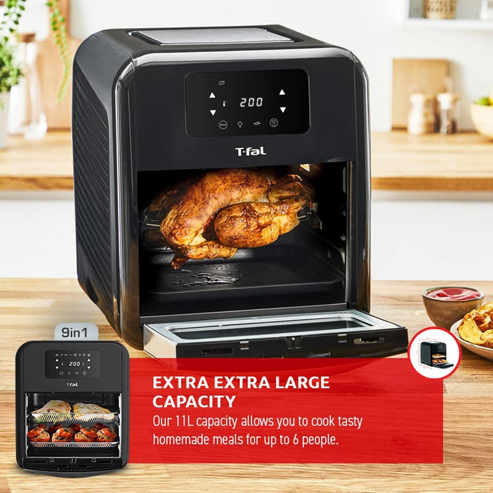T-FAL Easy Fry Toast Oven and Grill Four à friteuse à air 9 en 1 - Emballage défectueux avec garantie complète - FW501850