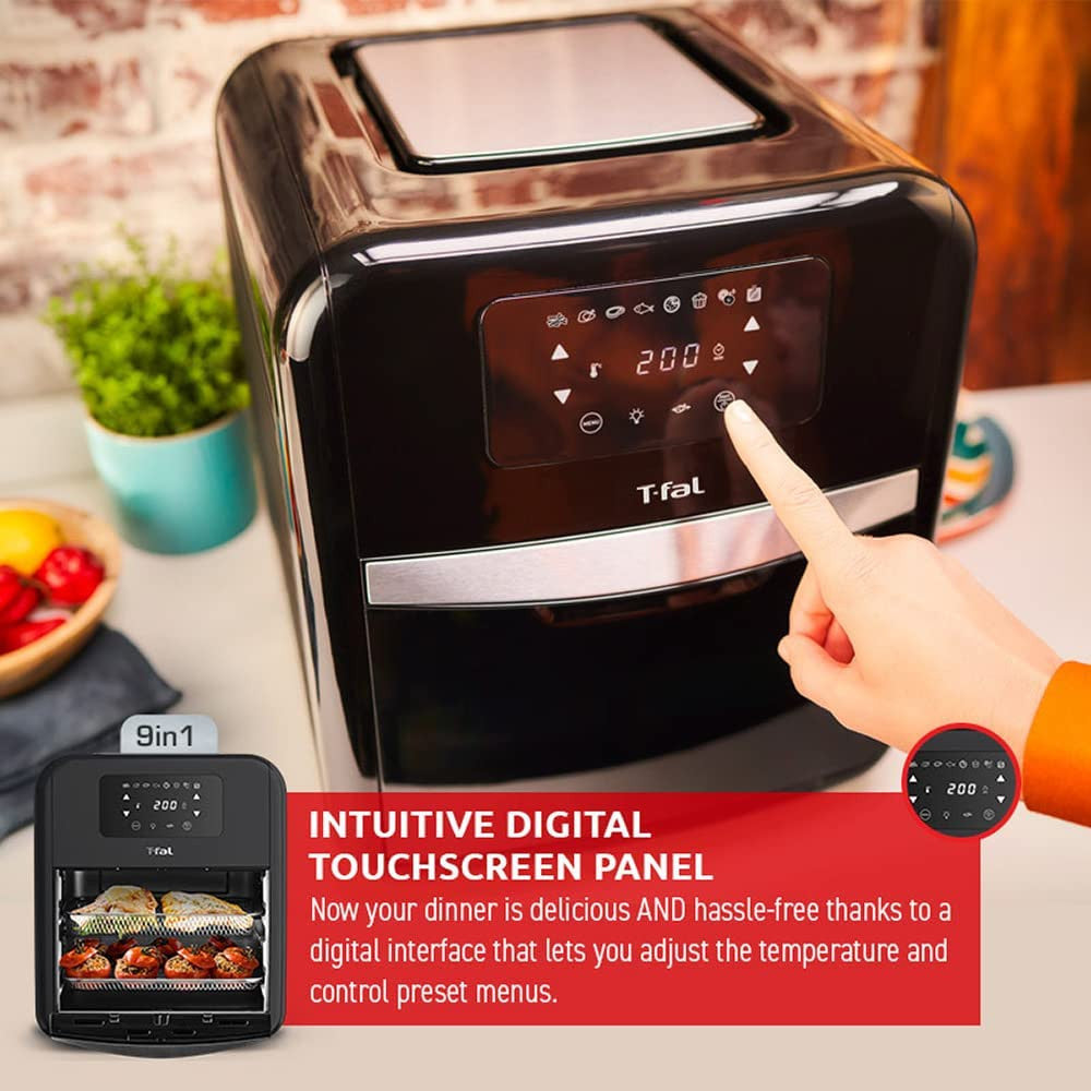 T-FAL Easy Fry Toast Oven and Grill Four à friteuse à air 9 en 1 - Emballage défectueux avec garantie complète - FW501850