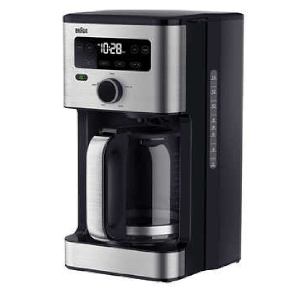 Cafetière programmable BRAUN 14 tasses - Révisée en usine avec garantie Home Essentials - KF5350BK