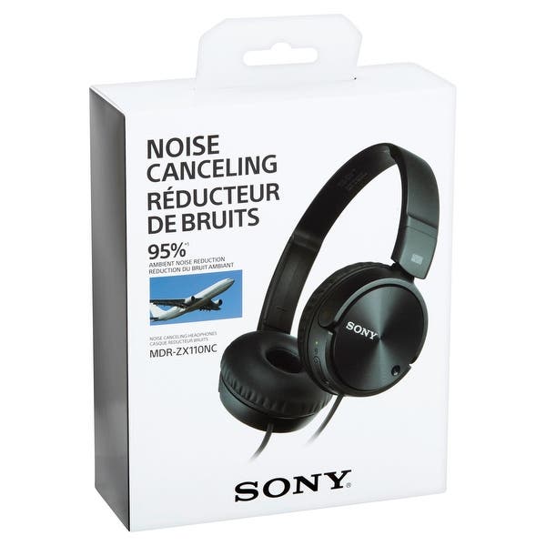 Écouteurs supra-auriculaires à réduction de bruit SONY - Remis à neuf avec la garantie Home Essentials - MDRZX110NC