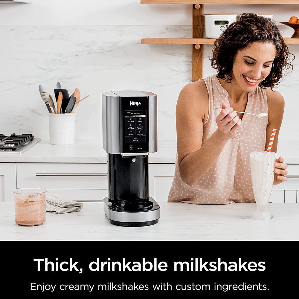 NINJA CREAMi Ice Cream Maker - Factory serviced with Home Essentials warranty - NC301