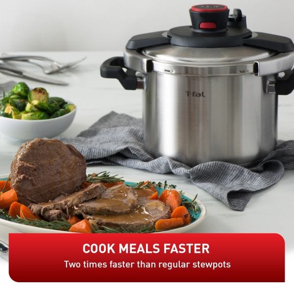 Autocuiseur T-FAL 6L Clipso - Emballage défectueux avec garantie complète - P4500732