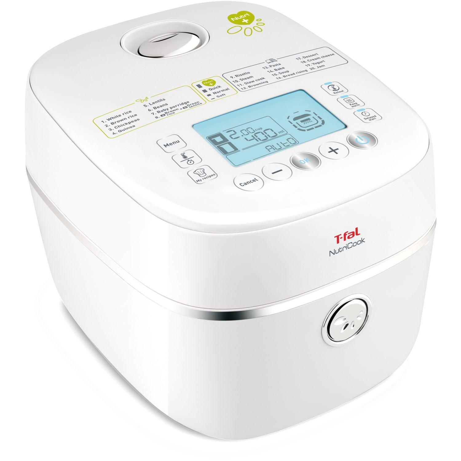 T-FAL 10 Cup Multicooker and Grain Cooker - Blemished package with full warranty - RK900151