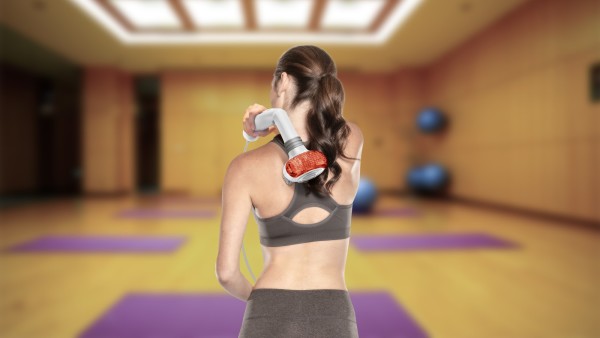 SHARPER IMAGE Heated Ergonomic Massager - SMG1105GY