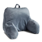 SHARPER IMAGE Plush Bedrest Vibrating Pillow with Arms - SMG1408GY