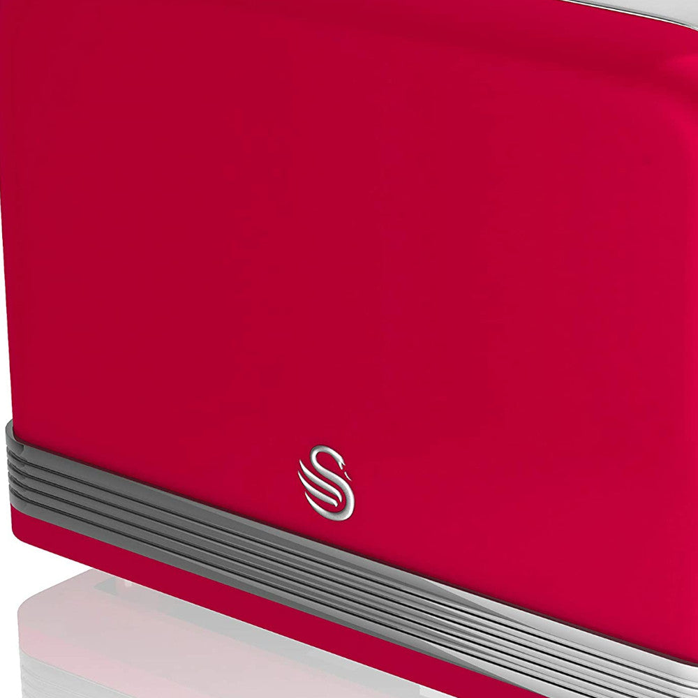 Grille-pain 2 tranches SWAN rouge - ST19010RN
