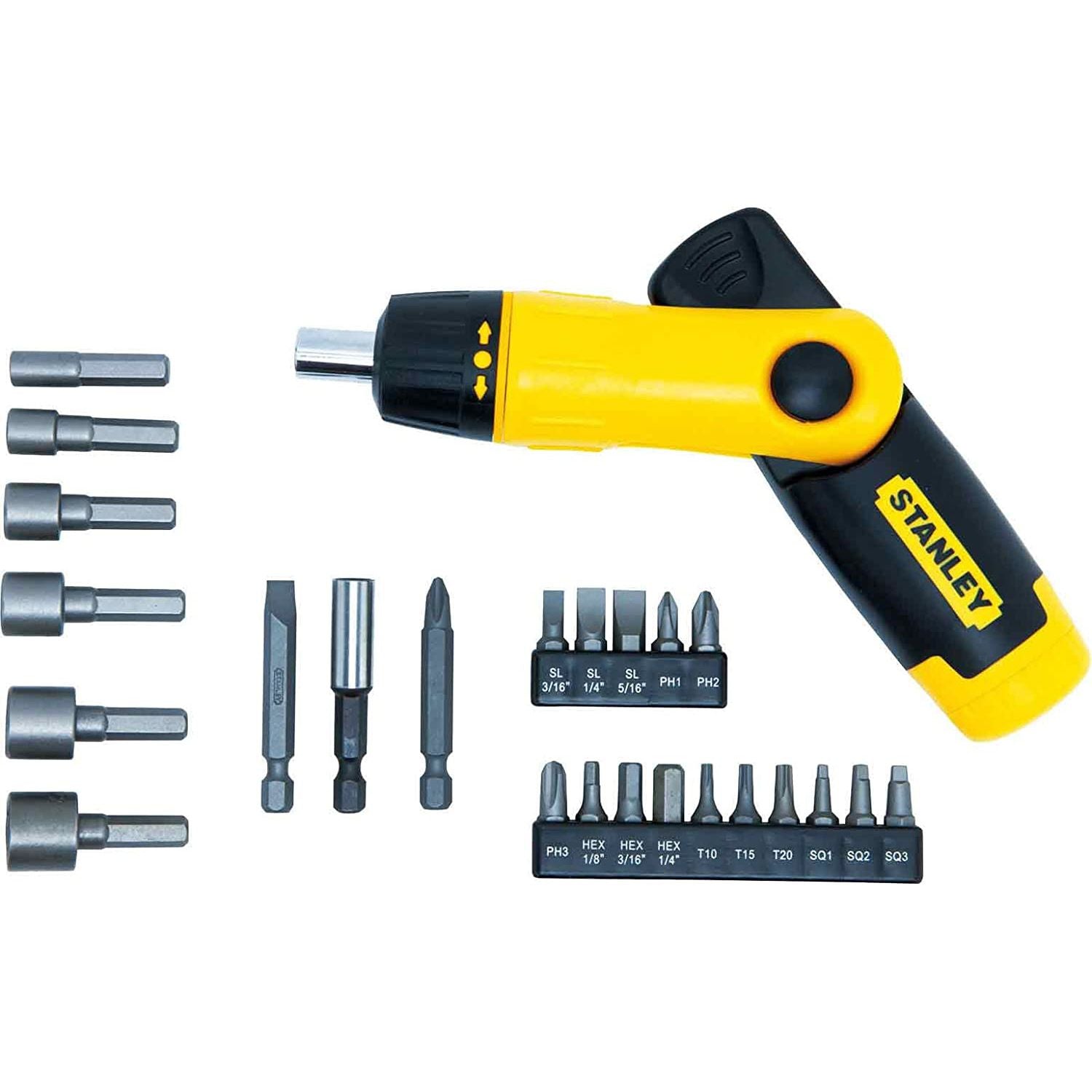 STANLEY Ratcheting Pistol Grip 25-Piece Screwdriver Set - STHT66527