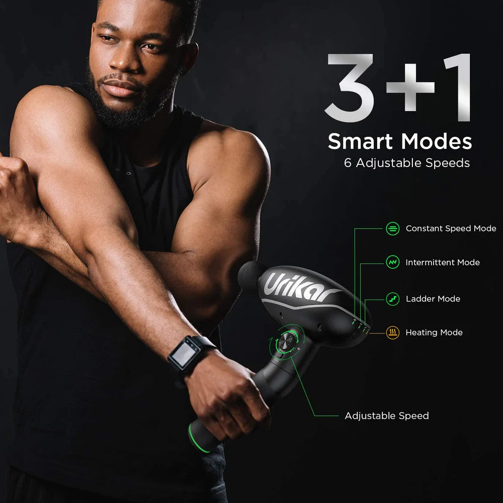 Pistolet de massage musculaire chauffant pour tissus profonds URIKAR Pro 2 - Pro2