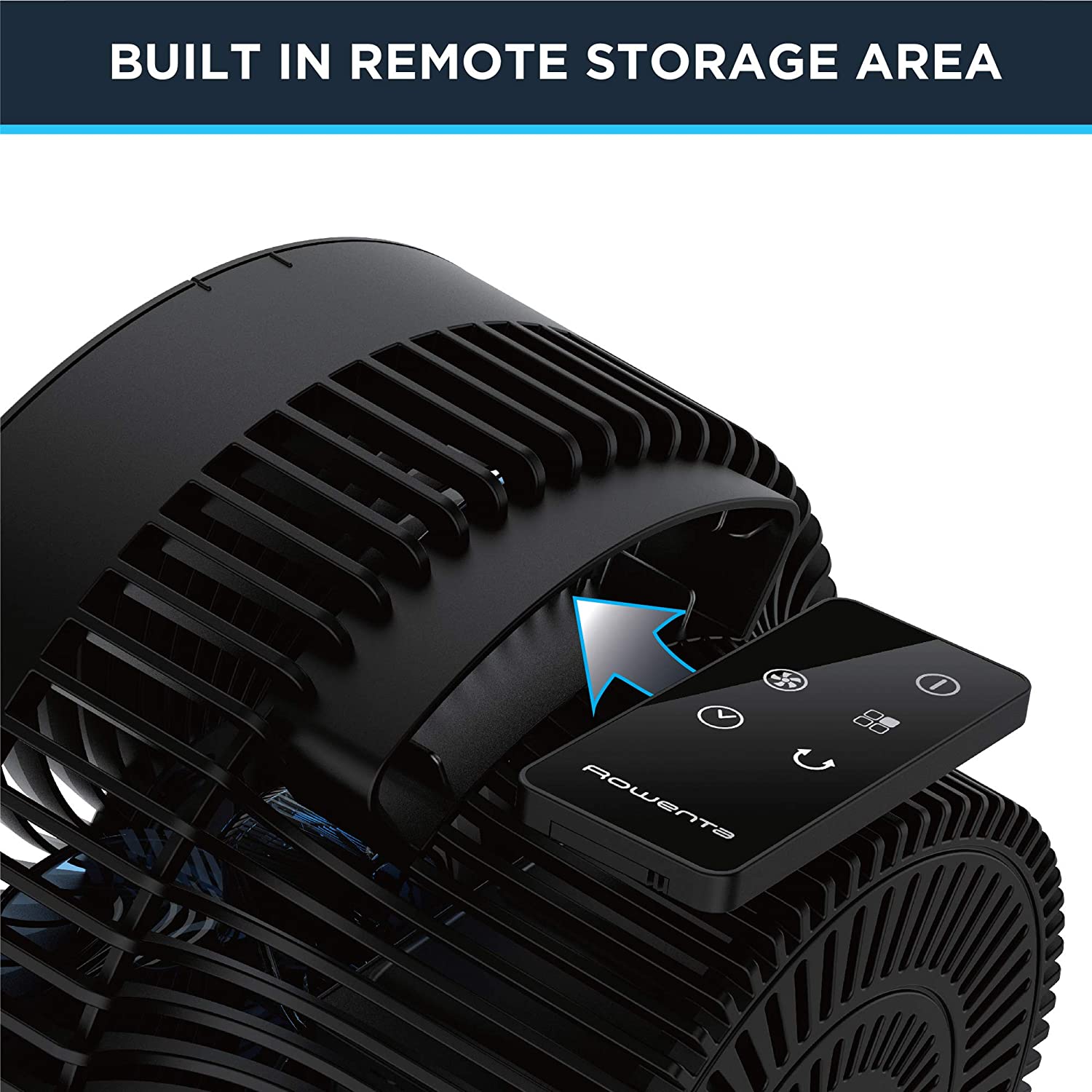 ROWENTA 360 Compact Force Air Circulation Fan - Blemished package with full warranty - VU2410U7