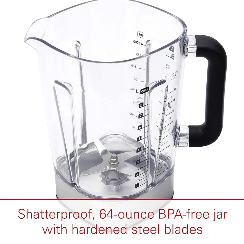 WOLF Gourmet High-Performance Blender - Factory serviced with 1 year warranty - WGBL100S