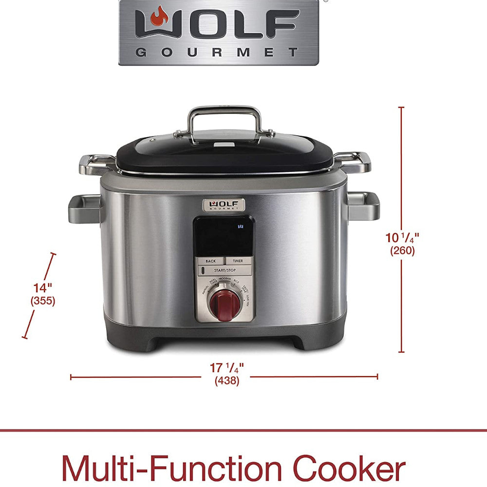 WOLF Gourmet 7QT Multi cooker - Factory serviced with 1 year warranty - WGSC100S
