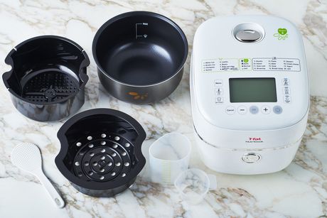 T-FAL 10 Cup Multicooker and Grain Cooker - Blemished package with full warranty - RK900151