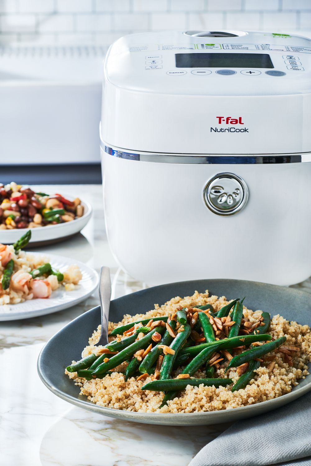 T-FAL 10 Cup Multicooker and Grain Cooker - Blemished package with full warranty - RK900151