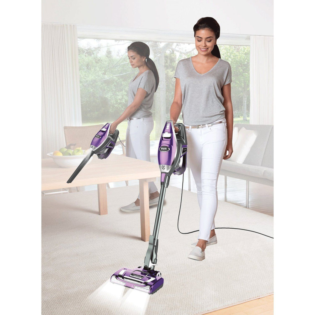 Aspirateur balai vertical ultra léger SHARK Rocket Deluxe Pro - Entretenu en usine avec la garantie Home Essentials - UV425