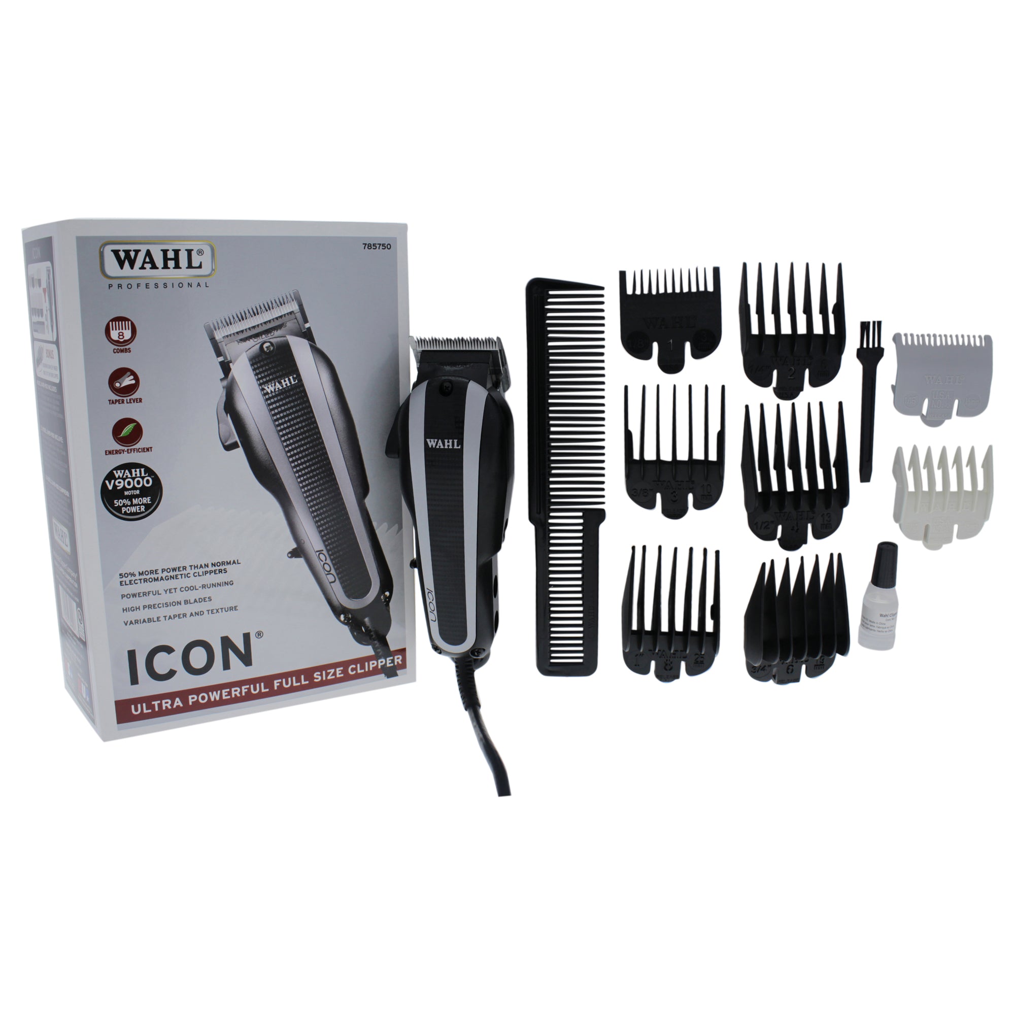WAHL Icon Clipper avec tondeuse Duo à piles - 50359