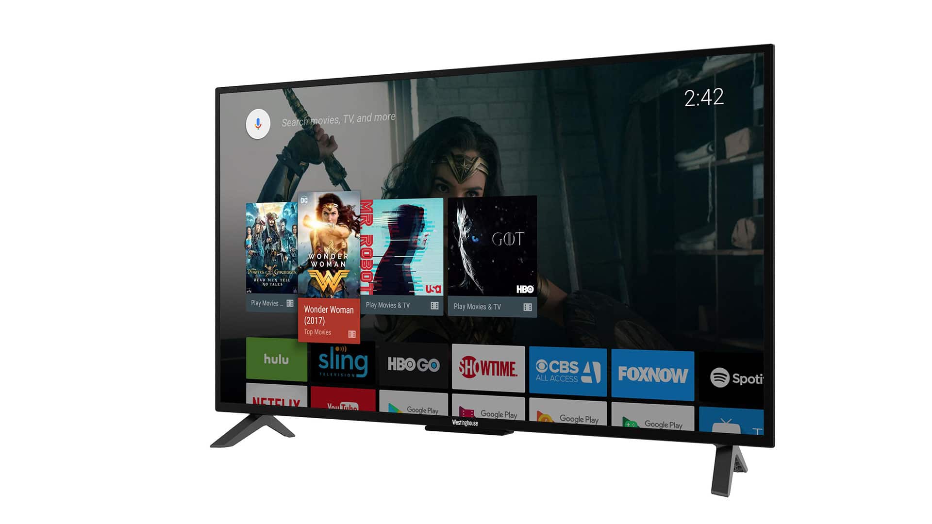 WESTINGHOUSE 55-in 4K Ultra HD Android Smart TV with HDR - WG55UR4100